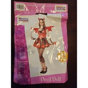 Devil Doll Halloween Costume Girls Teen Size 7-9